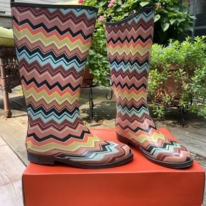 MISSONI FOR TARGET RAINBOOTS
